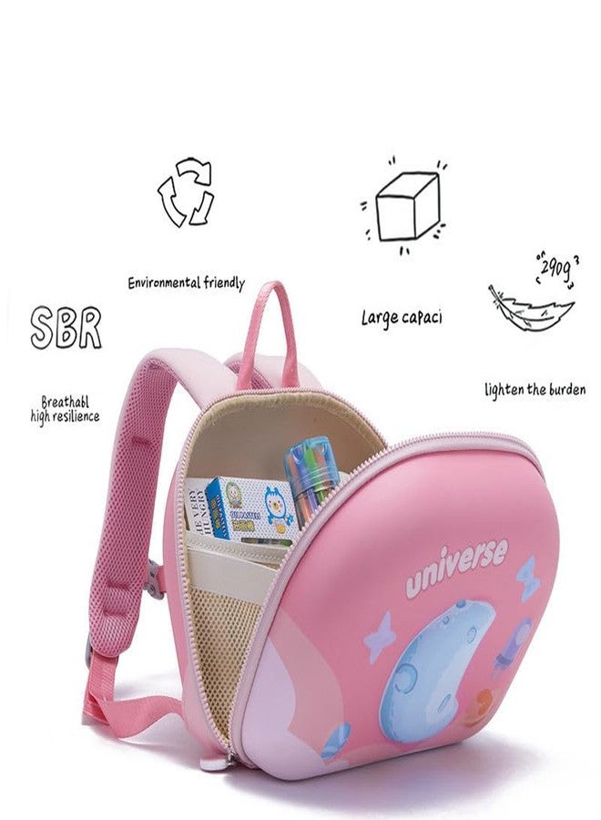 SID MAGIC Kids Backpack for Girls & Boys - Lightweight Toddler School Bag | Cute 3D Moon & Universe Design | Waterproof, Comfortable, Adjustable Straps - Ideal for Preschool & Daycare (Galaxy Blue) - Image 4